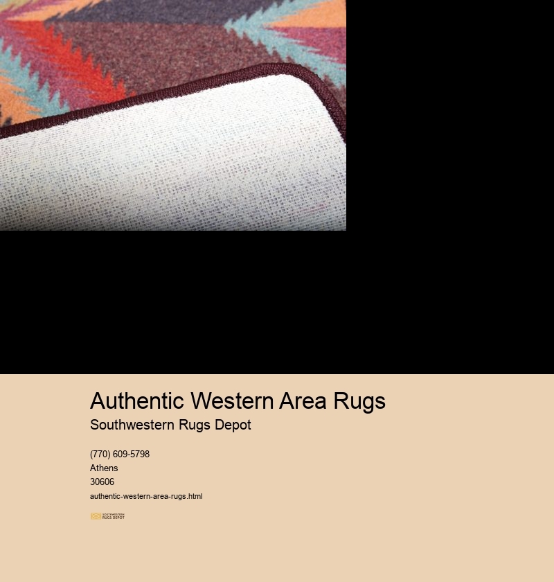 Authentic Western Area Rugs